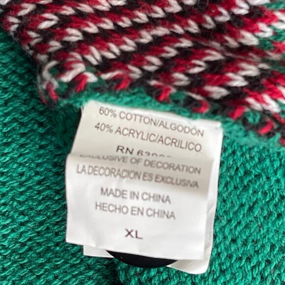 Ugly Holiday Sweater Dad-core Elf Yourself Ugly Christmas Sweater Size XL - Picture 4 of 4